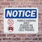 Signmission Family Viewing Only Please No, 18 in W x Rectangle, Plastic OS-2PACK-NS-P-1218-L-12479 - alternate 7